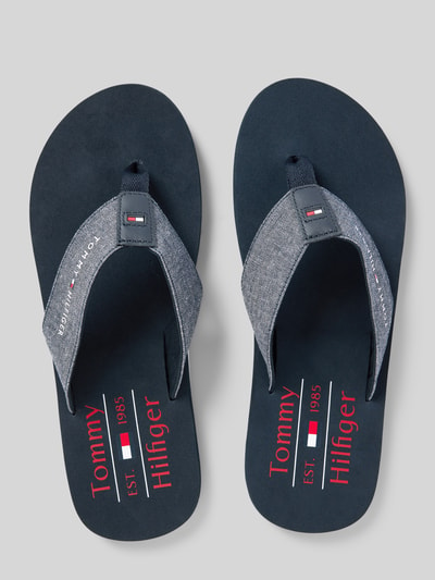 Tommy Hilfiger Flip Flops mit Denim-Riemchen Marine 3