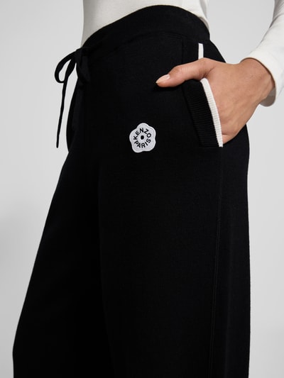 Kenzo Stoffhose mit elastischem Bund Black 3