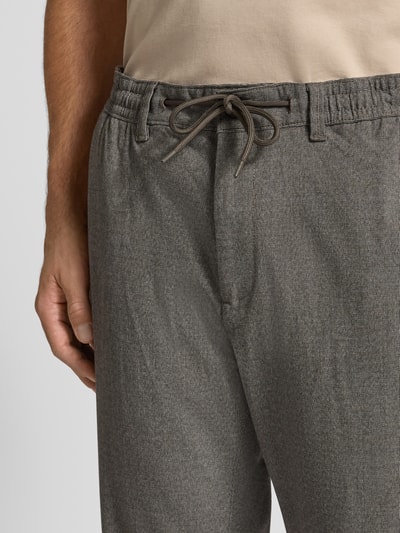 MCNEAL Straight fit stoffen broek met viscose Taupe - 3