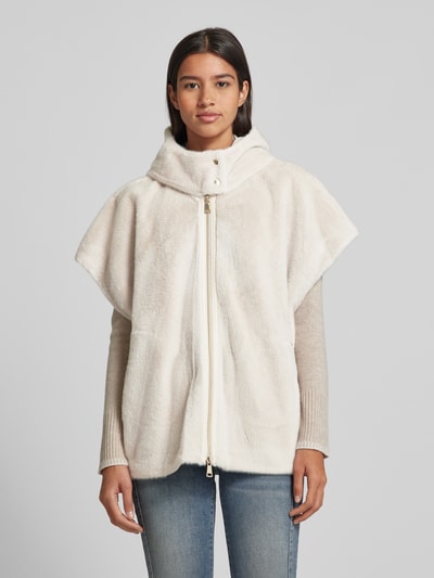 WHITE LABEL Jacke aus Kunstfell Offwhite 4