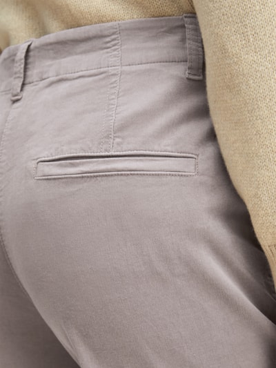 Marc O'Polo Straight Fit Cordhose aus Baumwoll-Mix Modell 'LANDE WIDE' Stein 3