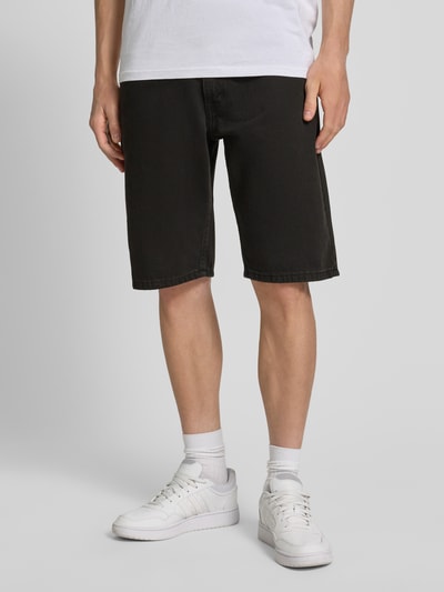 Levi's® Korte loose fit jeans in 5-pocketmodel, model '469' Zwart - 4