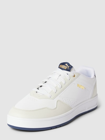 Puma Sneakers met labeldetail, model 'Court' Wit - 1