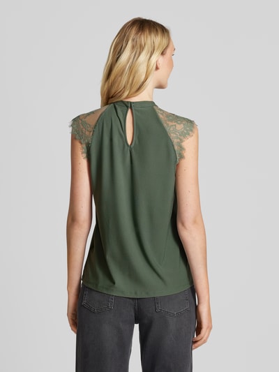 Vero Moda Regular Fit Top mit Spitzenärmeln Modell 'MILLA' Lind 5