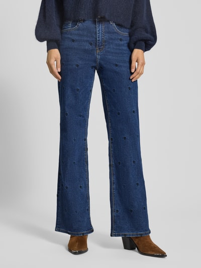 miss goodlife Jeansy o kroju straight fit z 5 kieszeniami Jeansowy niebieski 4