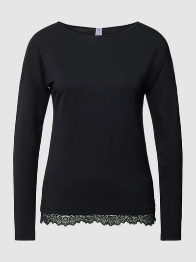 Skiny Pyjama-Oberteil mit Spitze Modell 'Night in Skiny' Black 1