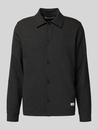 Marc O'Polo Denim Regular Fit Freizeithemd mit Viskose-Anteil  Anthrazit Melange 2
