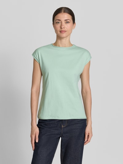 Christian Berg Woman T-shirt met ronde hals en rolzoom Mintgroen - 4