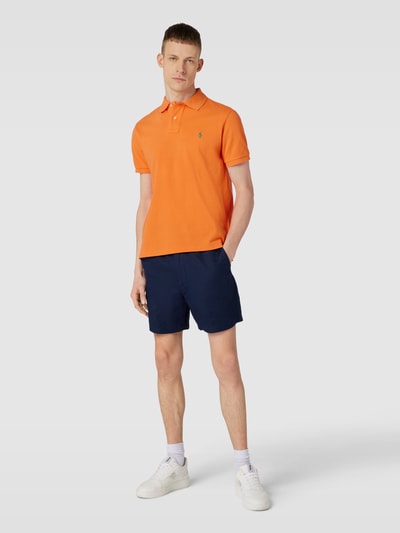 Polo Ralph Lauren Poloshirt mit Label-Stitching Orange 1