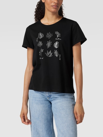 Tom Tailor T-Shirt mit floralem Print Black 4