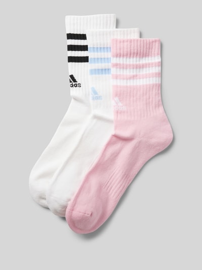 ADIDAS SPORTSWEAR Socken mit Label-Print im 3er-Pack Rose 1