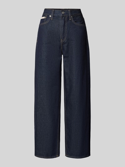 Calvin Klein Jeans Wide leg jeans in 5-pocketmodel, model 'BARREL' Marineblauw - 1