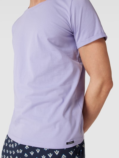 Skiny T-Shirt mit Label-Detail Modell 'Every Night In Mix & Match' Flieder 3