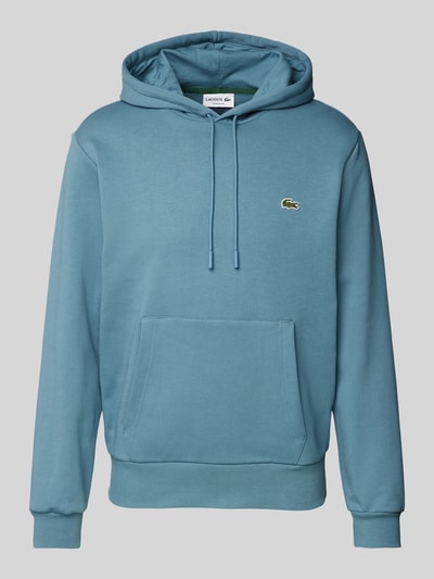 Lacoste Hoodie mit Label-Badge Rauchblau 2