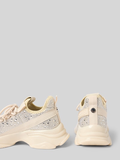 Steve Madden Sneaker mit Strasssteinbesatz Modell 'Maxima' Silber 2
