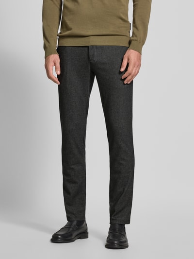 Brax Slim Fit Hose mit Gesäßtaschen Modell 'Fabio' Mittelgrau 4