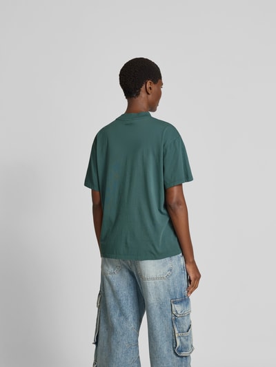 Anine Bing Oversized T-Shirt mit Logo-Print Dunkelgruen 5