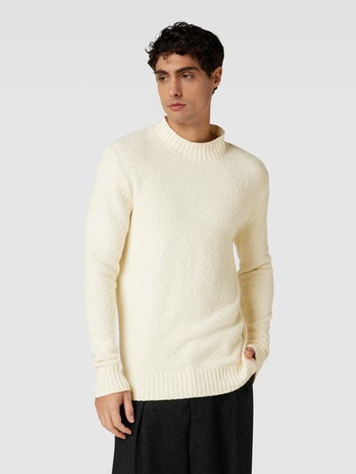 Drykorn Strickpullover mit Stehkragen Modell 'ZAYYN' Offwhite 4