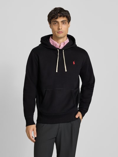 Polo Ralph Lauren Regular fit hoodie met logostitching Zwart - 4