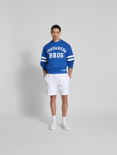 Dsquared2 Sweatshirt mit Label-Print Royal 1