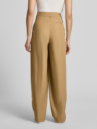 Essentiel Antwerp Barrel Leg Hose aus reiner Baumwolle Modell 'JESUIS' Beige 5