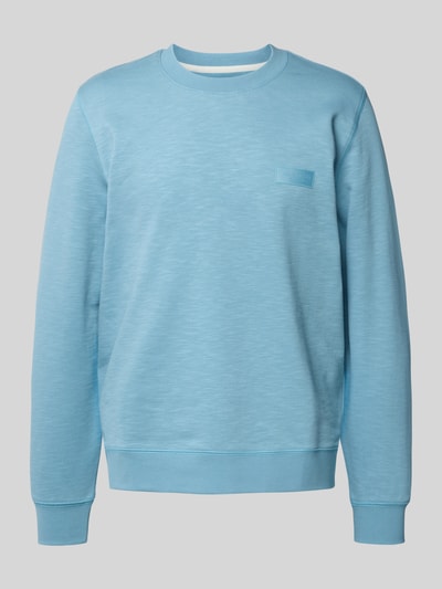 Marc O'Polo Regular Fit Sweatshirt aus reiner Baumwolle  Aqua 2
