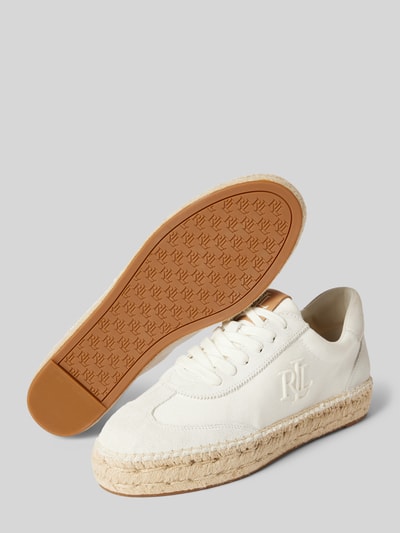 Lauren Ralph Lauren Sneaker mit Label-Details Modell 'LUIZE' Weiss 4