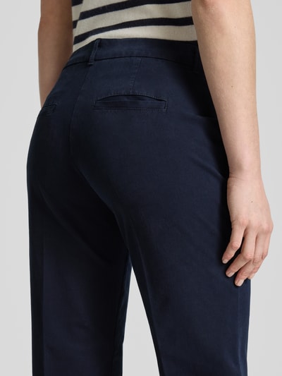 Brax Stoffen broek met Franse steekzakken, model 'MARON' Marineblauw - 3