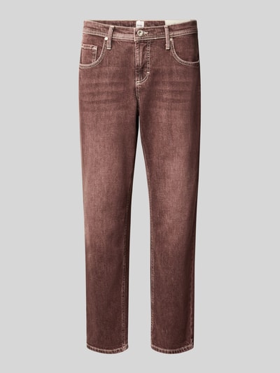 Brax Tapered Fit Jeans aus Baumwoll-Mix Modell 'MILEY' Bordeaux 1