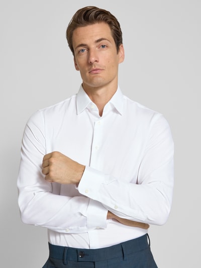 Christian Berg Men Regular fit zakelijk overhemd met kentkraag Wit - 3