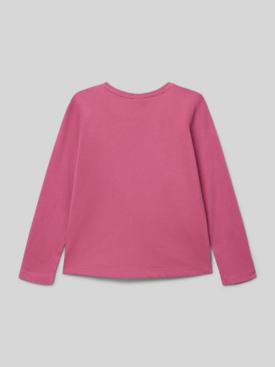 s.Oliver RED LABEL Loose fit shirt met lange mouwen van puur katoen Fuchsia - 3