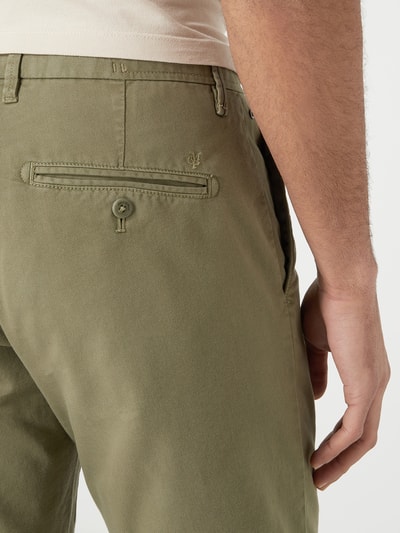 Marc O'Polo Slim Fit Chino-Shorts mit Stretch-Anteil Modell 'Salo' Schilf 3