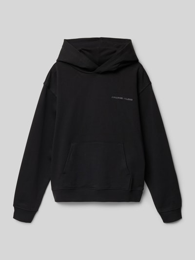 Calvin Klein Jeans Relaxed fit hoodie met logoprint Zwart - 1