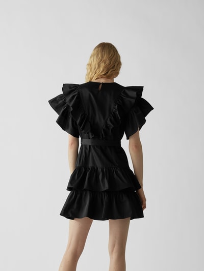 Les Coyotes de Paris Minikleid mit Volants Schwarz 5
