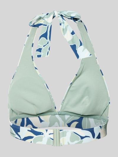 Marc O'Polo Bikini-Oberteil mit Label Print Dunkelblau 3