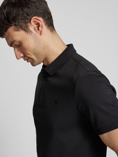 JOOP! Collection Regular fit poloshirt met logostitching Zwart - 3