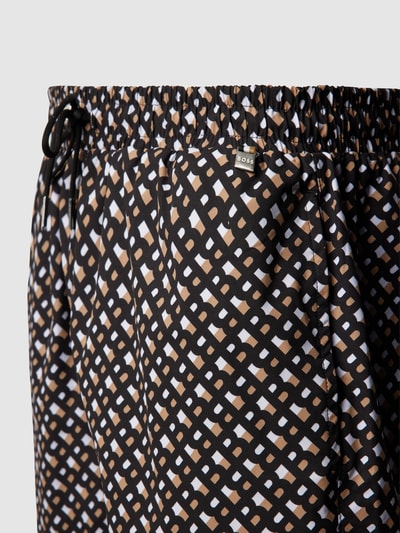 BOSS Badehose mit Logo-Muster Modell 'Manu' Black 2