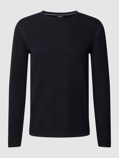 JOOP! Collection Longsleeve aus Baumwolle mit Strukturmuster Marine 2