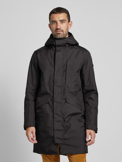 Didriksons Jacke in Überlänge Black 4