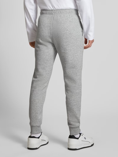 CHAMPION Regular fit sweatpants met logostitching Middengrijs gemêleerd - 5