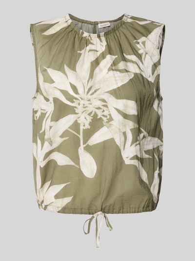 Marc O'Polo Cropped Blusentop aus leichtem Baumwoll-Voile Lind 2