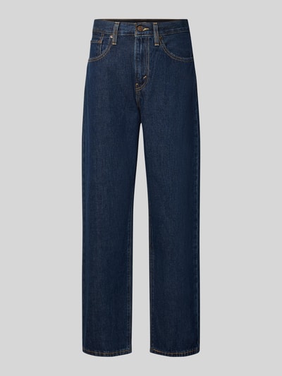 Productfoto, donkerblauwe katoendenim met rechte pijpen, Relaxed Fit Jeans uit puur katoen model 'EASY DAD' van Levi's® 300, dames jeans