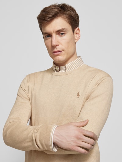 Polo Ralph Lauren Gebreide pullover met ronde hals Camel - 3