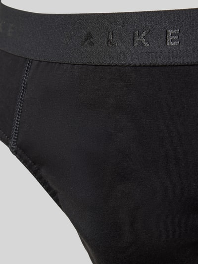 Falke Regular Fit Brief mit Logo-Detail Modell 'Daily' Black 2