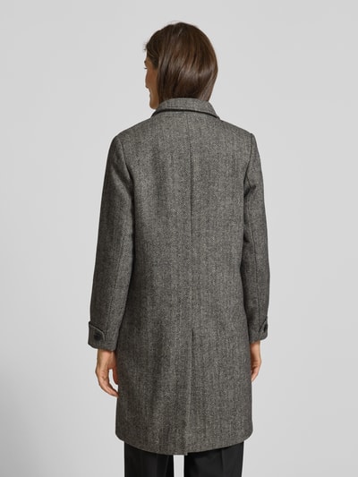 Lauren Ralph Lauren Mantel mit Reverskragen und Pattentaschen Dunkelgrau Melange 5