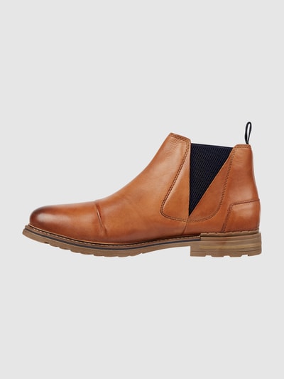 bugatti Chelsea-boots van leer  Cognac - 3