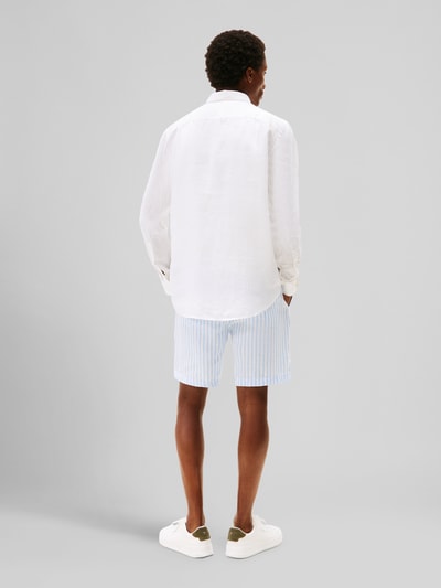 Tommy Hilfiger Regular Fit Freizeithemd aus reinem Leinen Weiss 5
