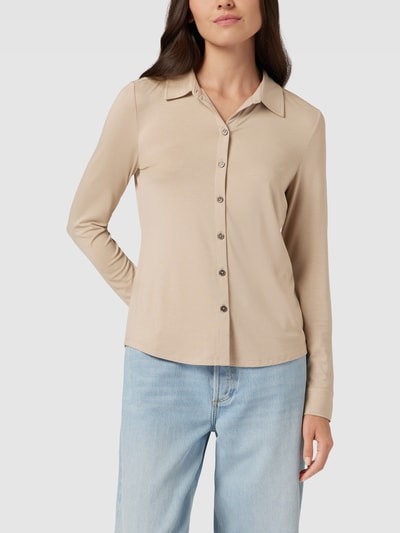 Marc O'Polo Hemdbluse mit Stretch-Anteil Beige 4