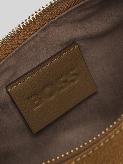 BOSS Umhängetasche mit Shearlingrand Camel 5