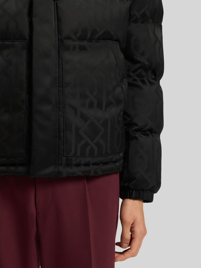 HUGO Regular fit gewatteerd jack met opstaande kraag, model 'BALTO' Zwart - 6